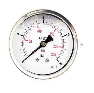 Manometr tablicowy 63mm 0-16bar (glicerynowy)