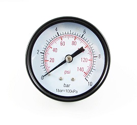 Manometr 40mm 0-10bar