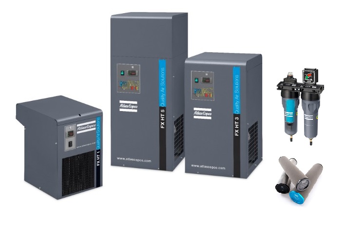 Osuszacze i filtry Atlas Copco